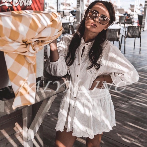 embroidered lace dress zara